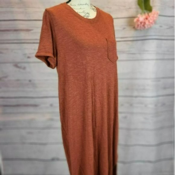 ♡3/$30♡ Jessica Simpson Midi T Shirt Dress -L - Picture 2 of 4